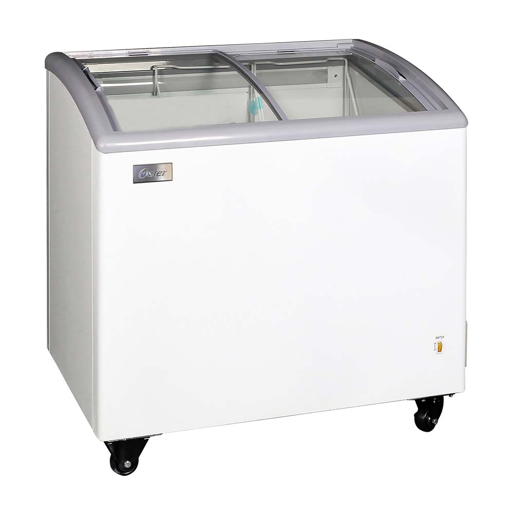 Congeladora Oster con puerta de vidrio OS-PSCFX7001W 208L Blanco