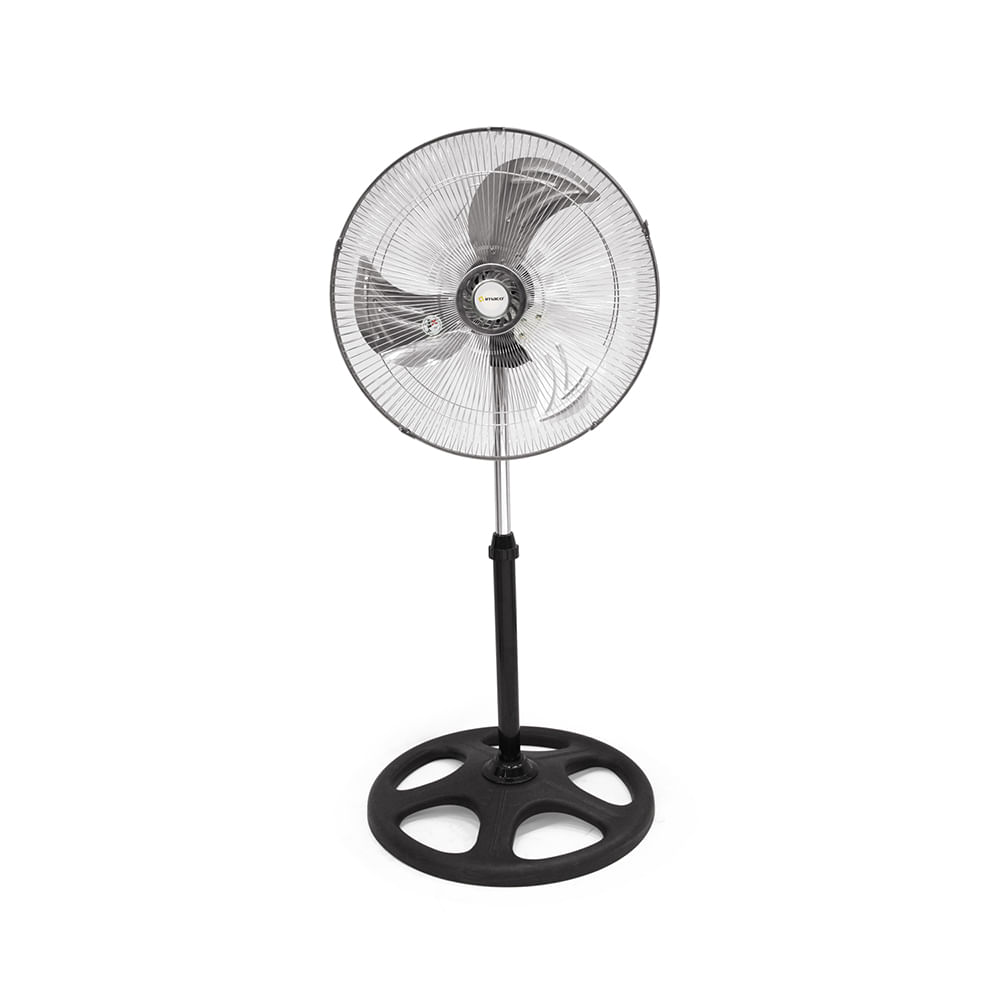 Ventilador de Pedestal Imaco FS804P 18"" de Metal Negro