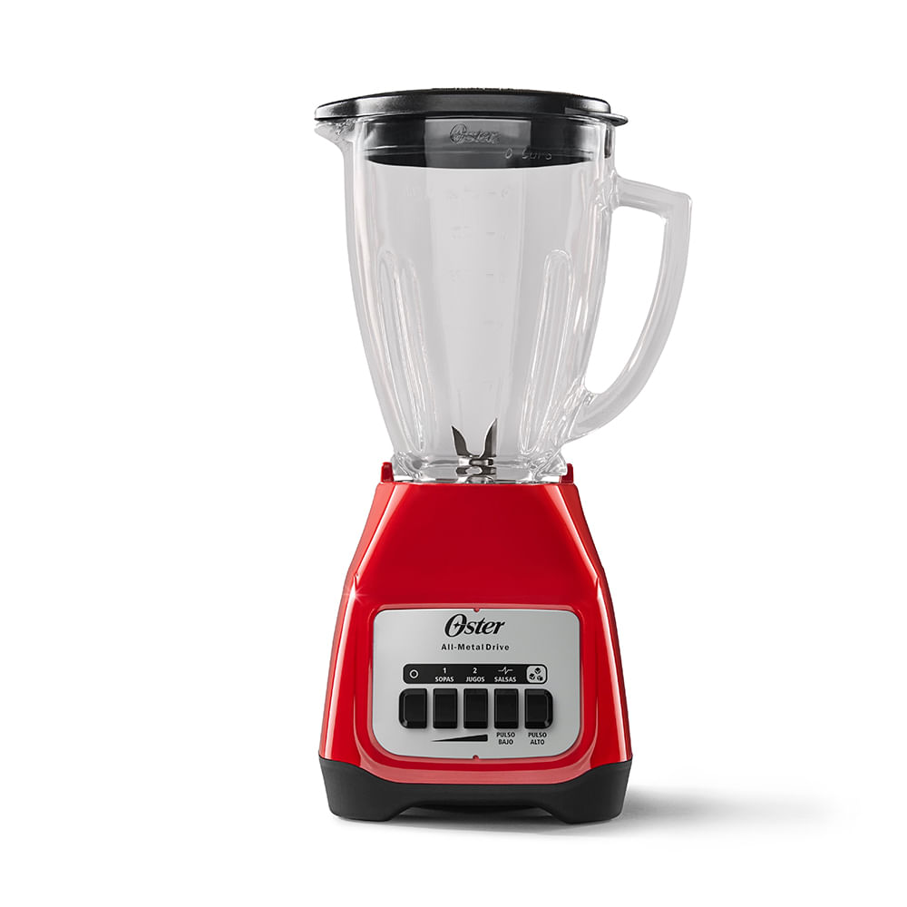 Licuadora Oster BLSDTKAG-RPB-053 1.5 litros 550W Roja | 2 Niveles