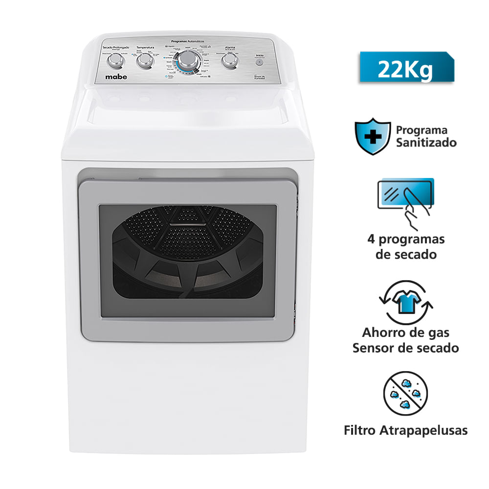 Secadora de Ropa Mabe SMG47N8MSSBBB0 Carga Frontal 22kg