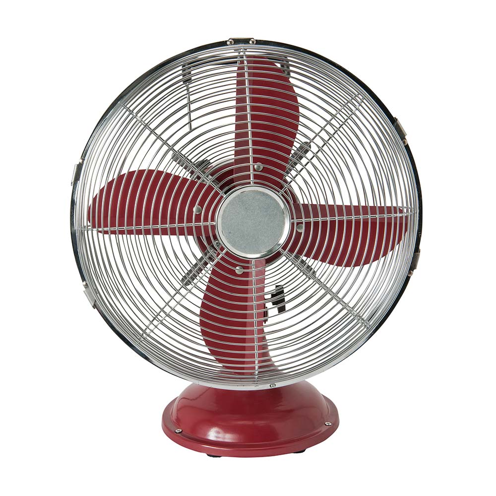 Ventilador de Mesa 30cm 40w Rojo Equation