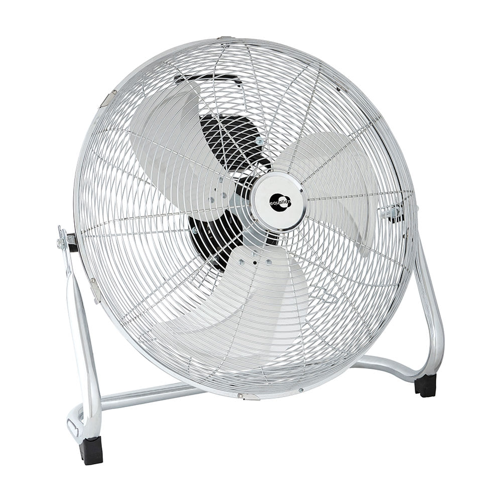 Ventilador de Pie Metal 45cm 120w Plata Equation