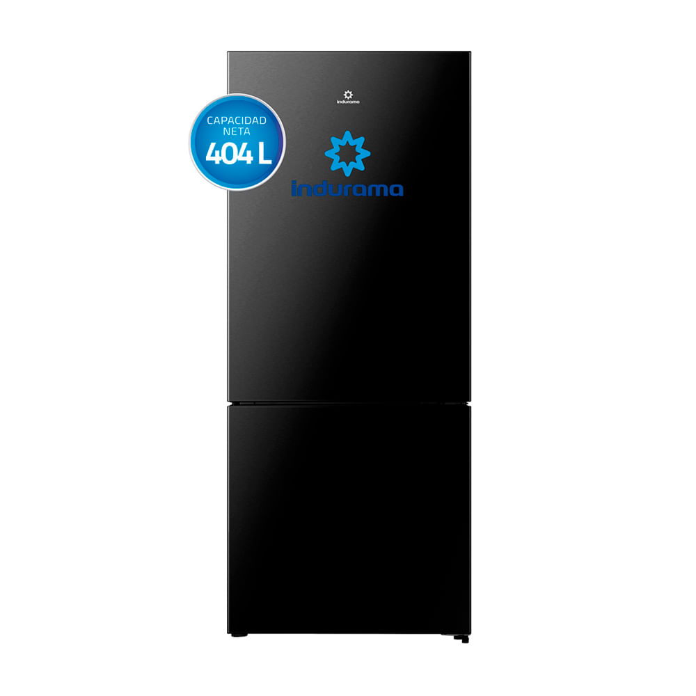 Refrigeradora Indurama RI-698N Bottom Freezer 404L Negro