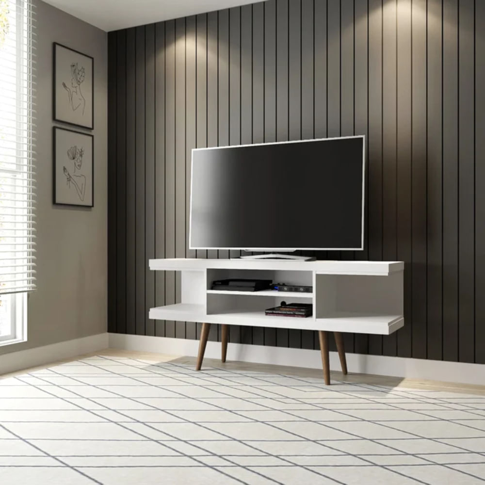Mesa de TV Vintage Memphis color Blanco TU MESITA
