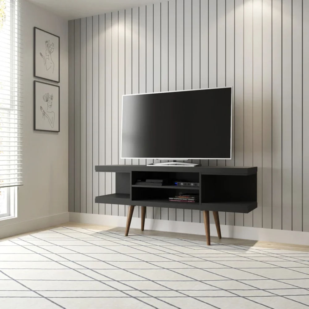 Mesa de TV Vintage Memphis color Negro TU MESITA