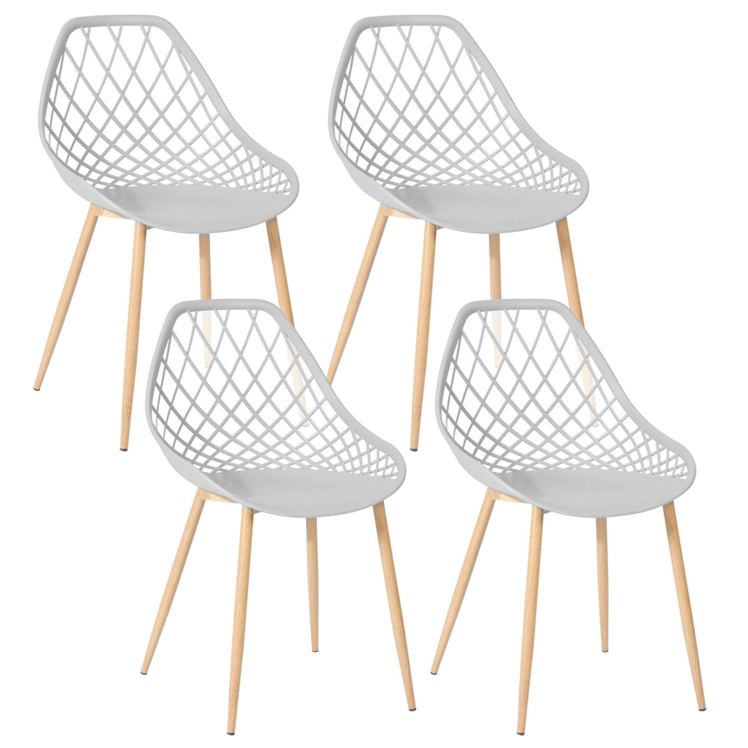 Set x 2 Sillas Comedor Nirvana Marrón