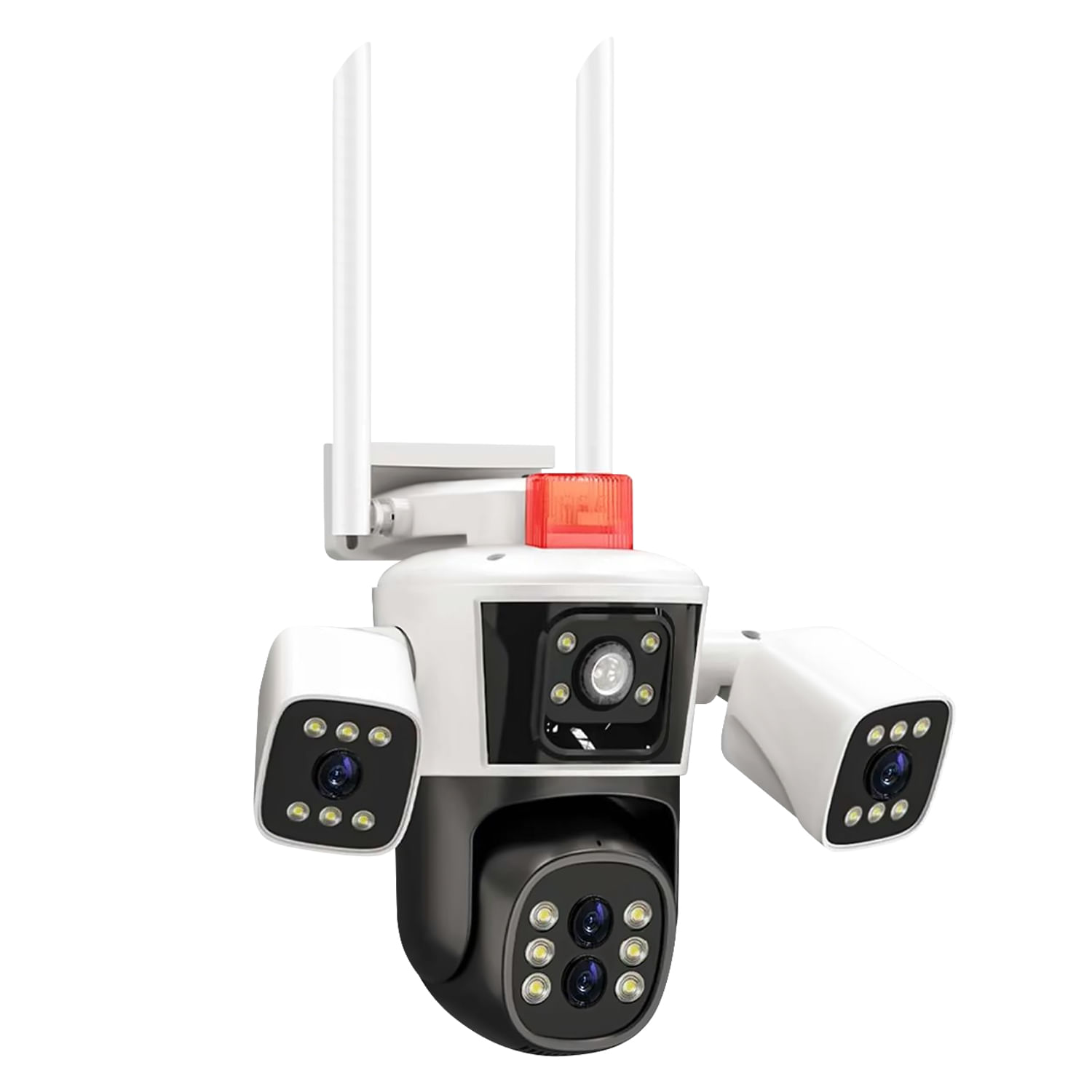 Camara de Seguridad Ajustable Triple Lente WiFi Exterior