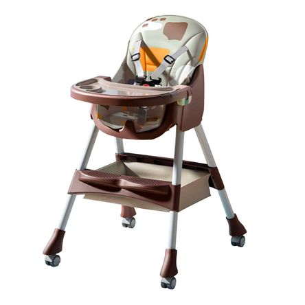 Silla de Comer Bebe Rodante Multifuncional