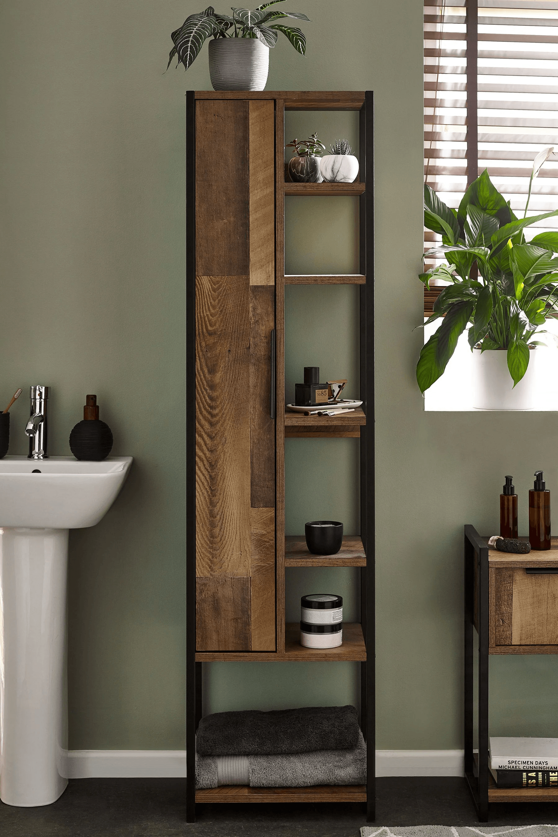 Mueble de Baño Rústico Andrés color Marrón TU MESITA