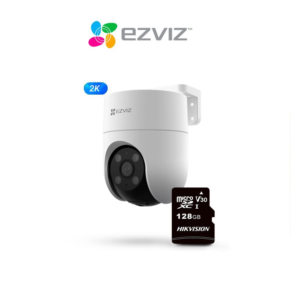 Cámara inalámbrica wifi PT H8C para exteriores 2K+ 128GB - Ezviz