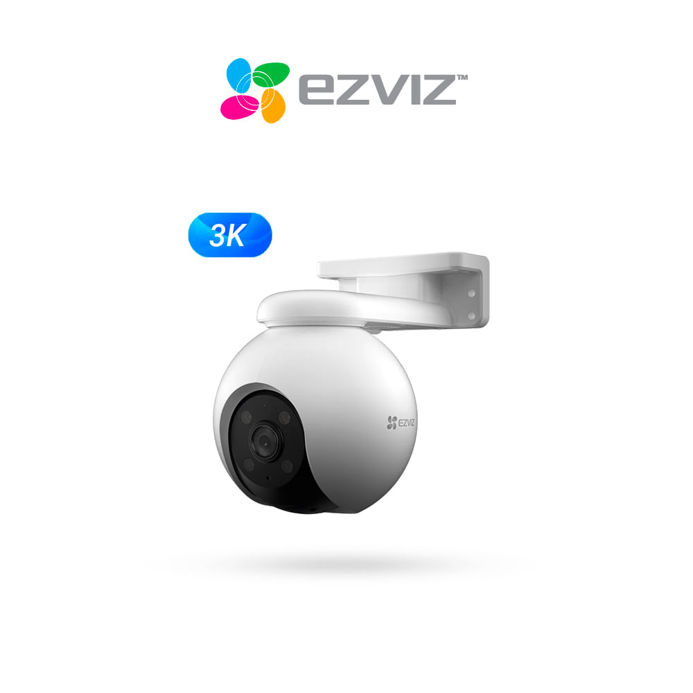 Cámara inalámbrica H8 WiFi de lente 360° para exteriores con resoluciòn 3K Ezviz