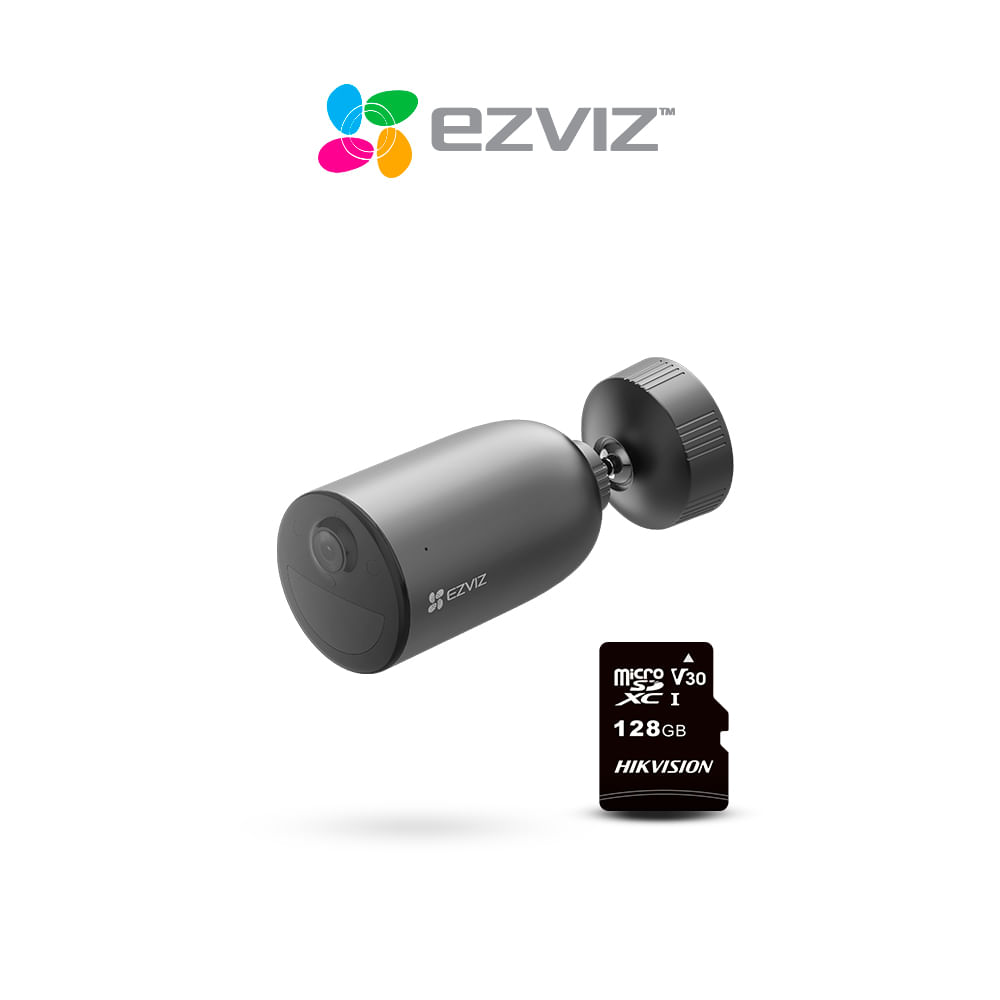 Càmara inalambrica wifi para exterior con bateria 2k + 128GB - Ezviz