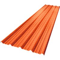 Techo de UPVC Ochmon Peru - Rojo 105x590cmx2.00mm