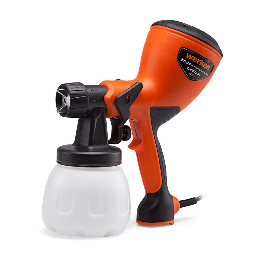 Pistola eléctrica para pintar 400W T:1000ml B:1.8mm Werken