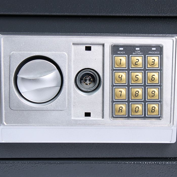 Caja fuerte electrónica Werken 20x31x20cm Promart