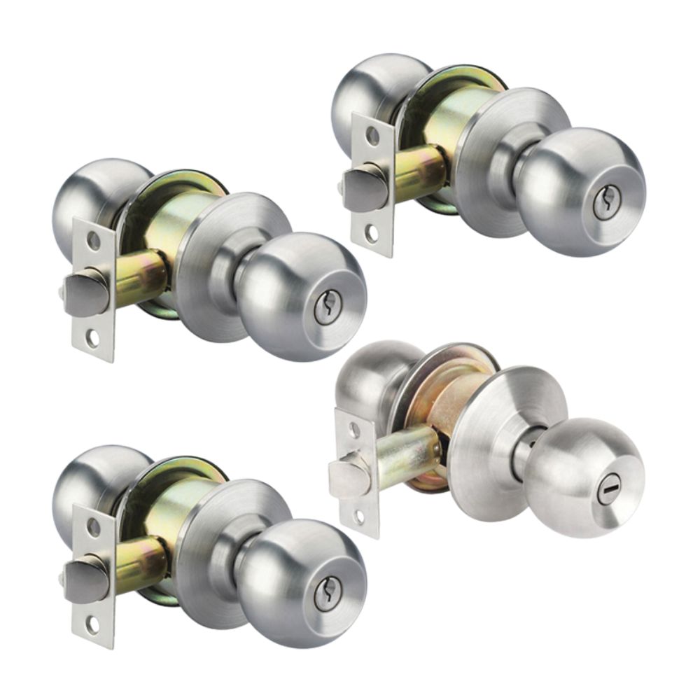 Cerradura Interior Acero Inoxidable Werken Modelo 3D 1B Plata