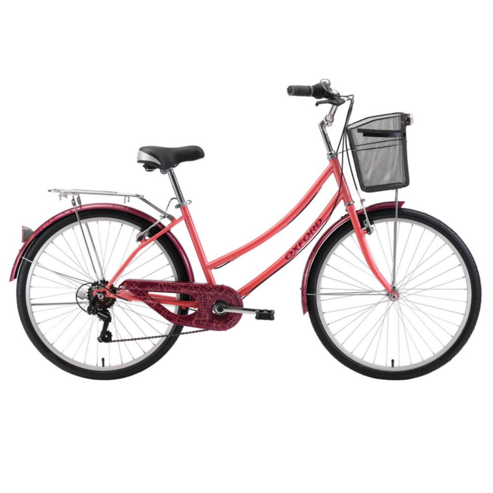 Bicicleta Oxford Cyclotour 6V M Aro 26  Coral 2022