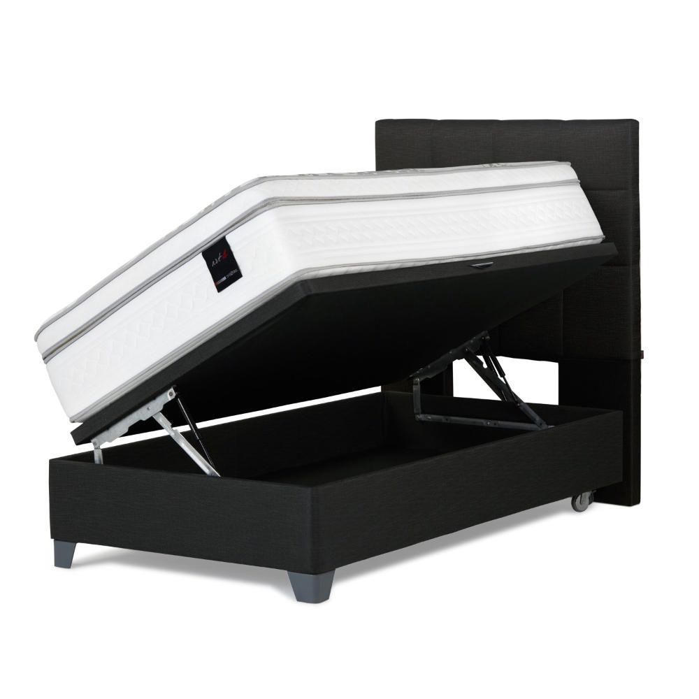 Dormitorio Boxet 1.5 Plazas Issey Grafito