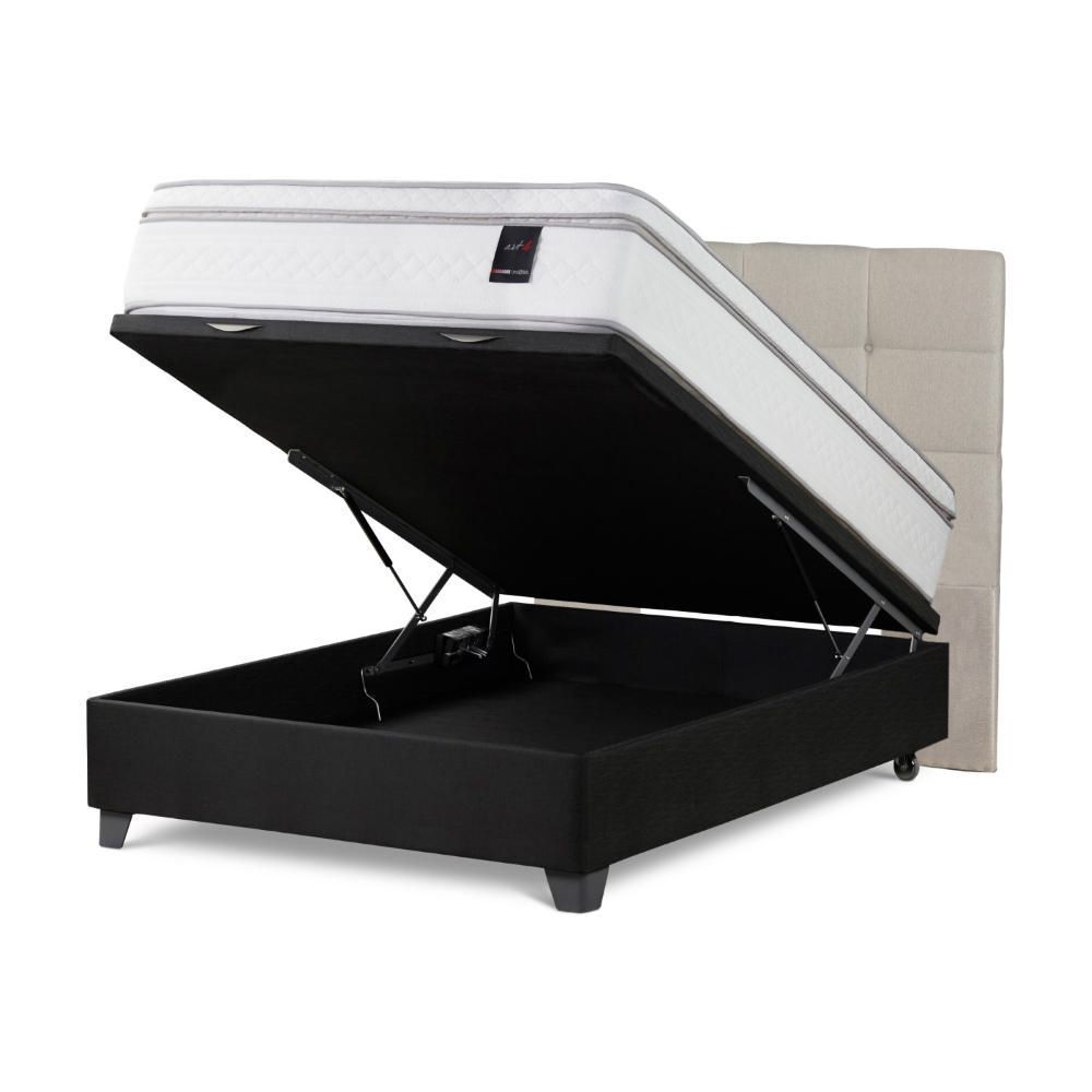 Dormitorio Boxet 2 Plazas Issey Niebla