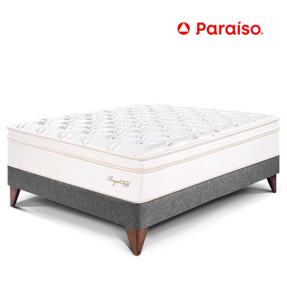 Cama Paraiso 2 Plazas Europea Royal Cloud Acero