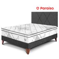 Dormitorio Europeo Pocket Advance 1.5 Plazas Con Cabecera Loft
