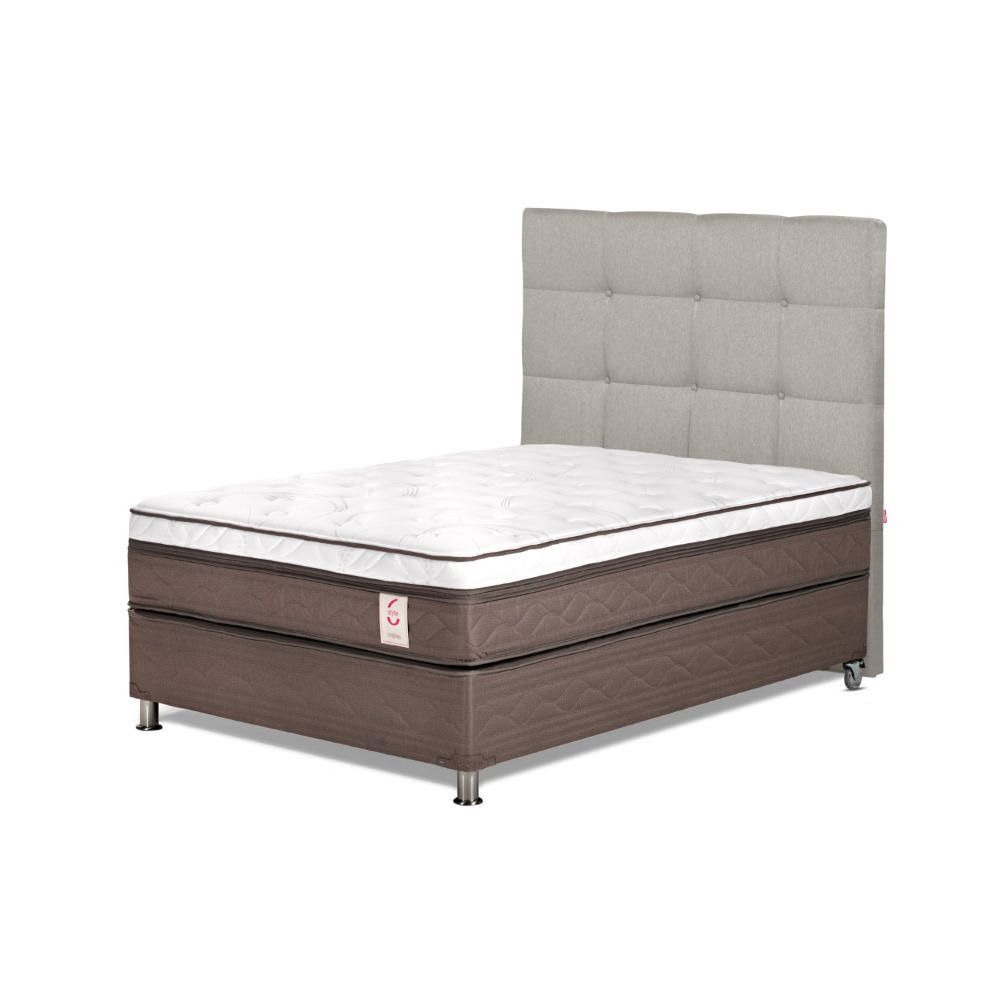Box Tarima New Style 6 1.5 Plazas Issey Niebla