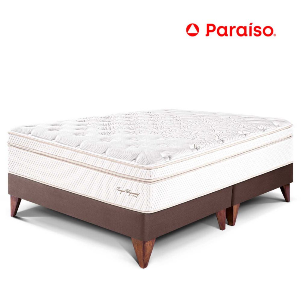 Cama Paraiso King Europea Royal Dynasty Chocolate