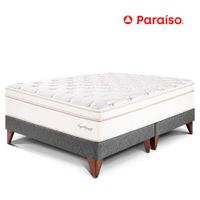 Cama Paraiso Queen Europea Royal Dynasty Acero