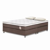 Cama Box Tarima New Style 6 Queen + 2 Almohadas Memory Max
