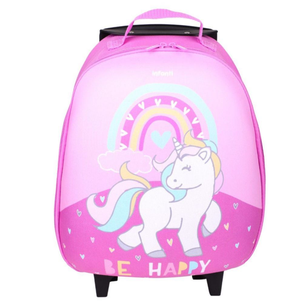 Mochila Con Ruedas Para Niñas Y Niños, Bolsa De Libros De Dinosaurio De Unicornio Con Ruedas Enrollables, Juego De Maleta Escolar, Rosado (Cat Pink), Talla única, Moderno