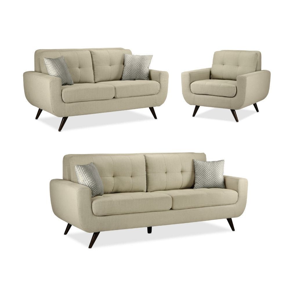 Juego De Sala Alneya 3-2-1 Beige
