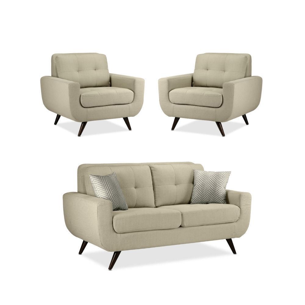 Juego De Sala Alneya 2-1-1 Beige