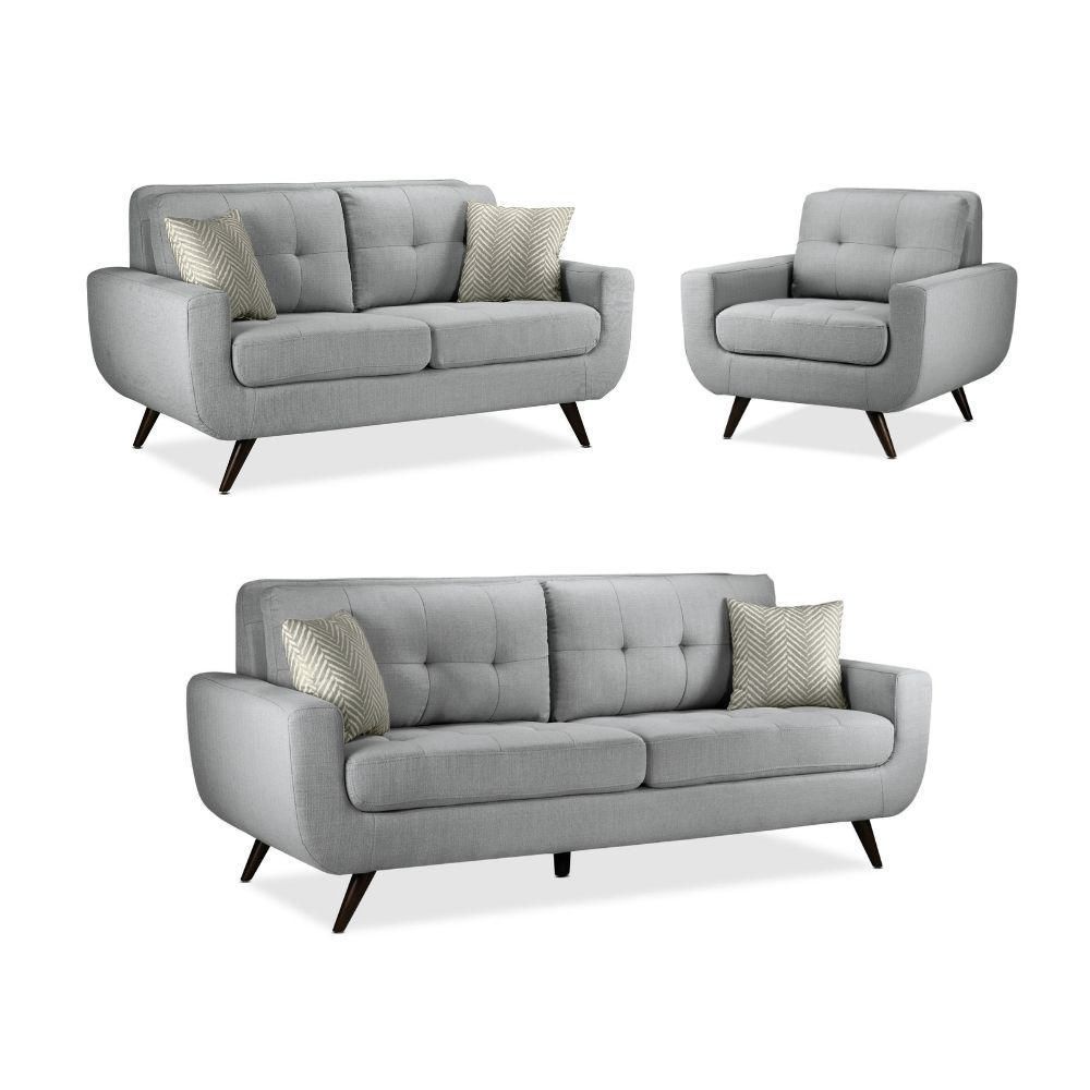 Juego De Sala Alneya 3-2-1 Plata