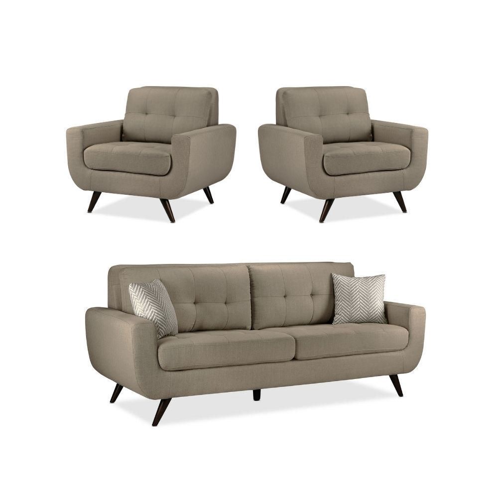 Juego De Sala Alneya 3-1-1 Taupe