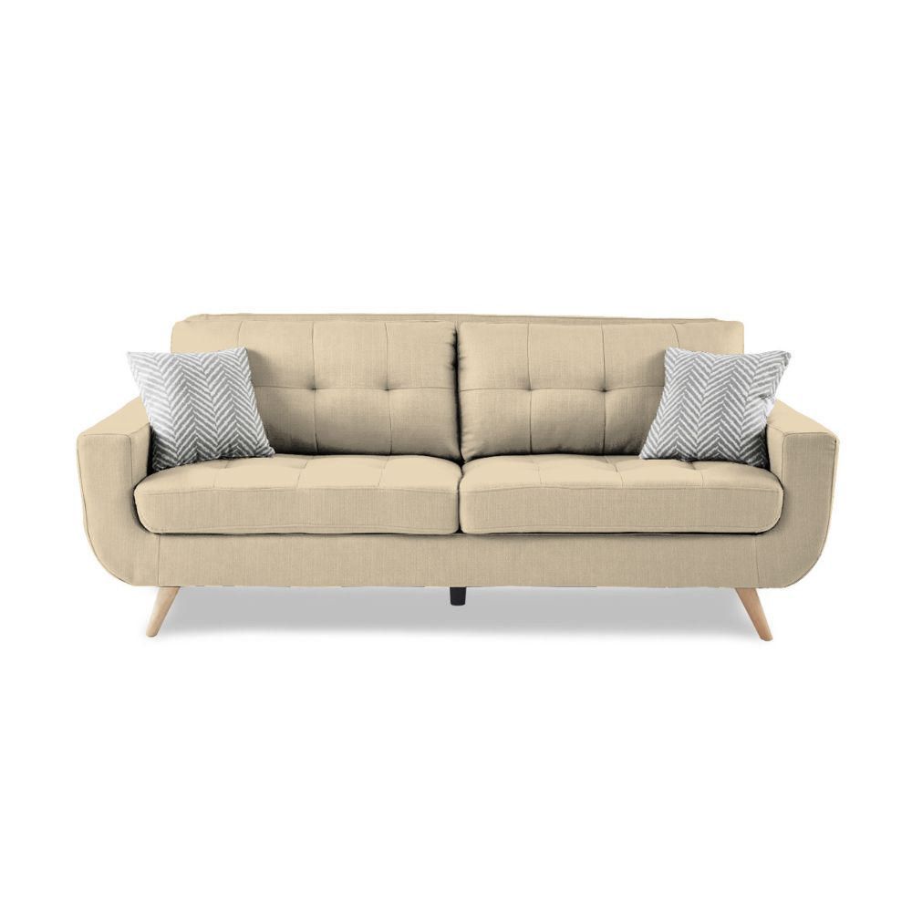 Sofá Alneya 3 Cuerpos Beige