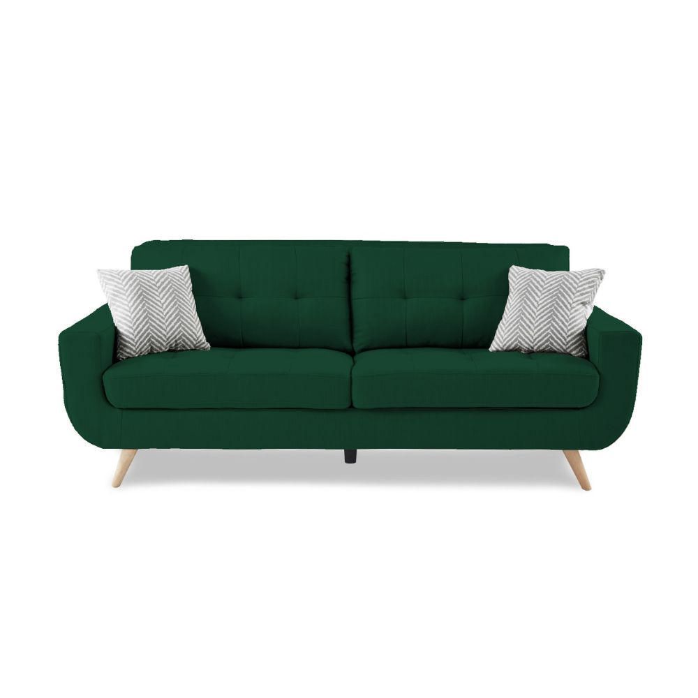 Sofá Alneya 3 Cuerpos Verde