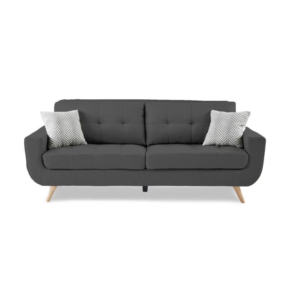 Sofá Alneya 3 Cuerpos Plomo