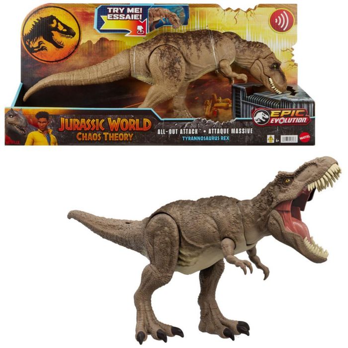 Dinosaurio Jurassic World Ataque Total T-Rex Promart