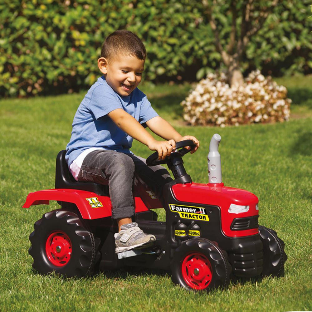 Tractor Para Niños Dolu Pedal Operated Rojo