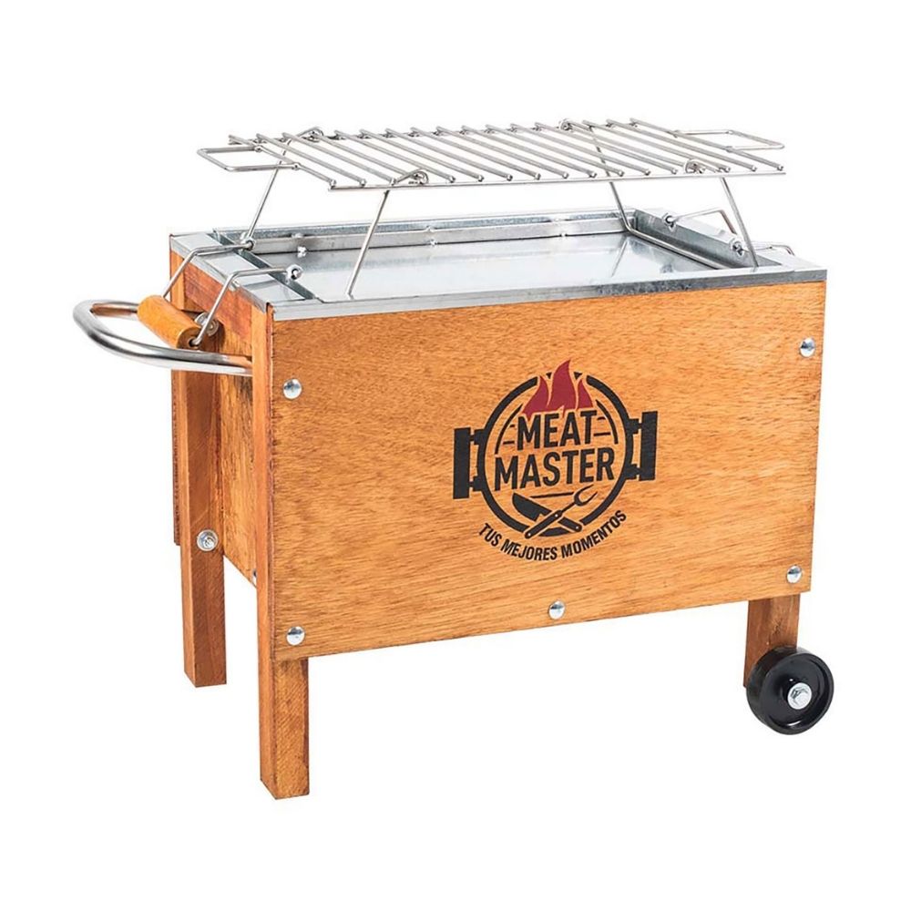 Caja China Chica Meat Master Premium + Parrilla de Varillas Acero Inoxidable