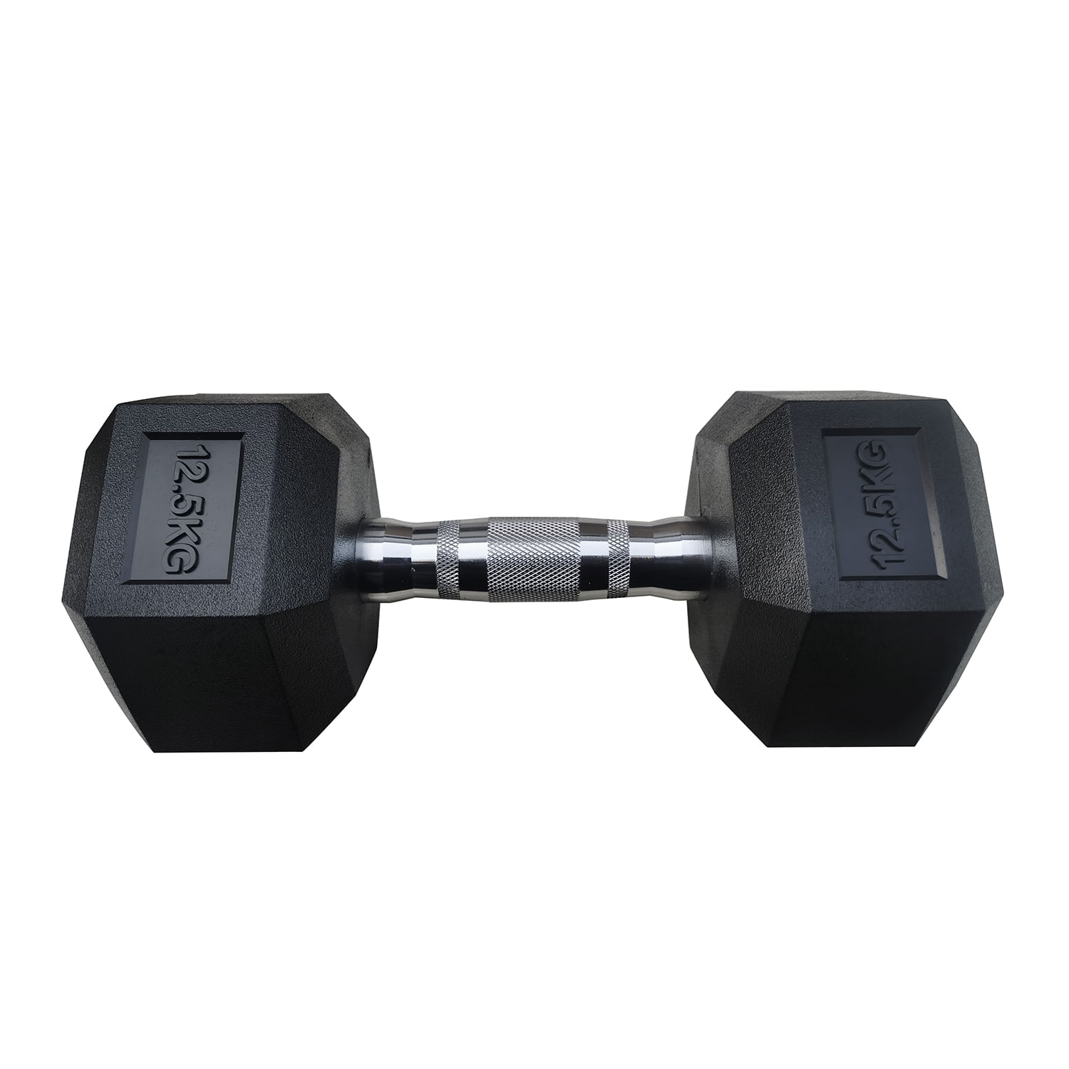 Mancuerna Atletis hexagonal PVC-Acero 12,5 kg