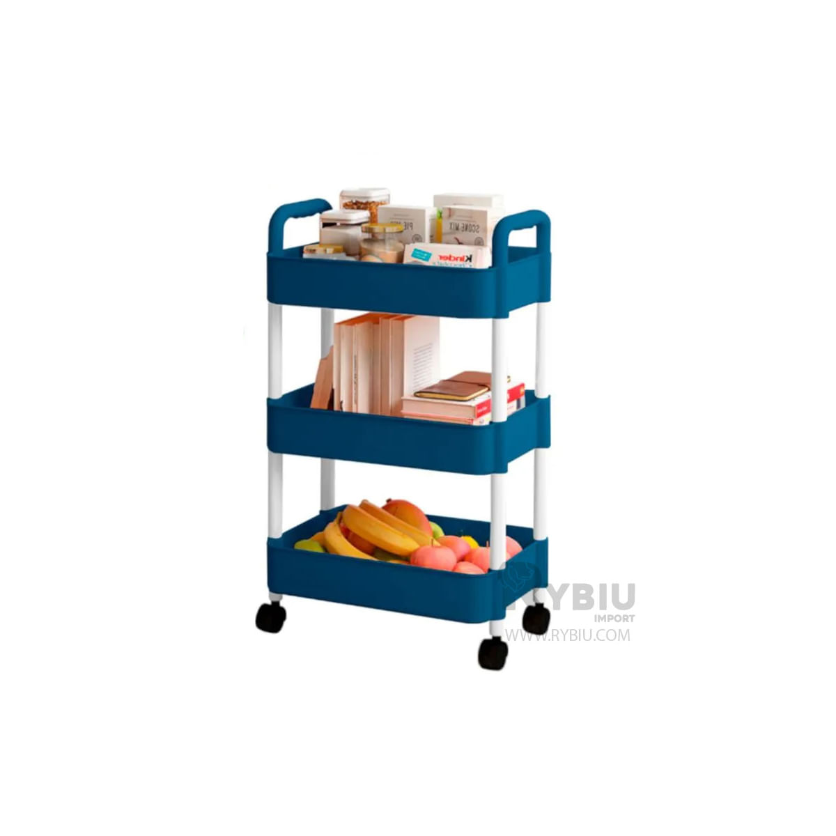 Organizador Shelby Resistente de Azul Y+Papel de Regalo