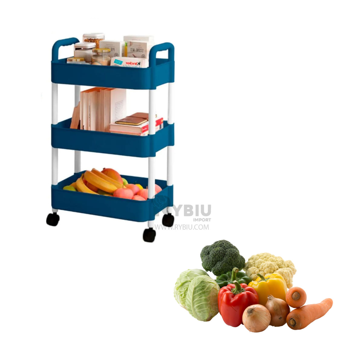 Organizador de Objetos Azul Y+Agendita