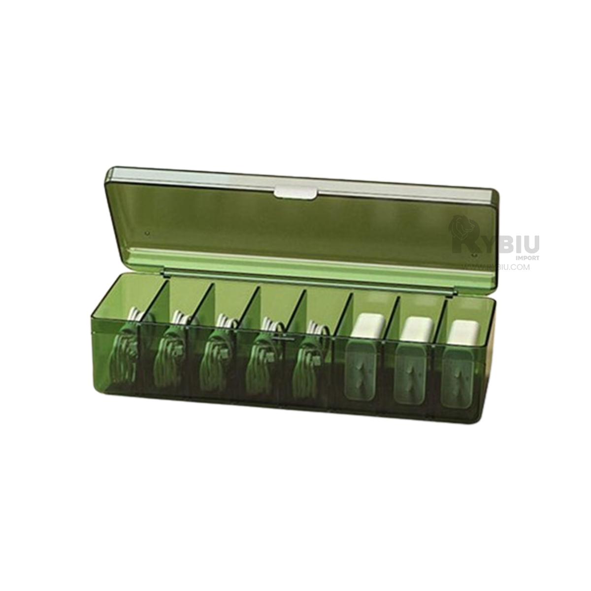 Caja Versatil Multiuso en Color Verde Y+Papel de Regalo