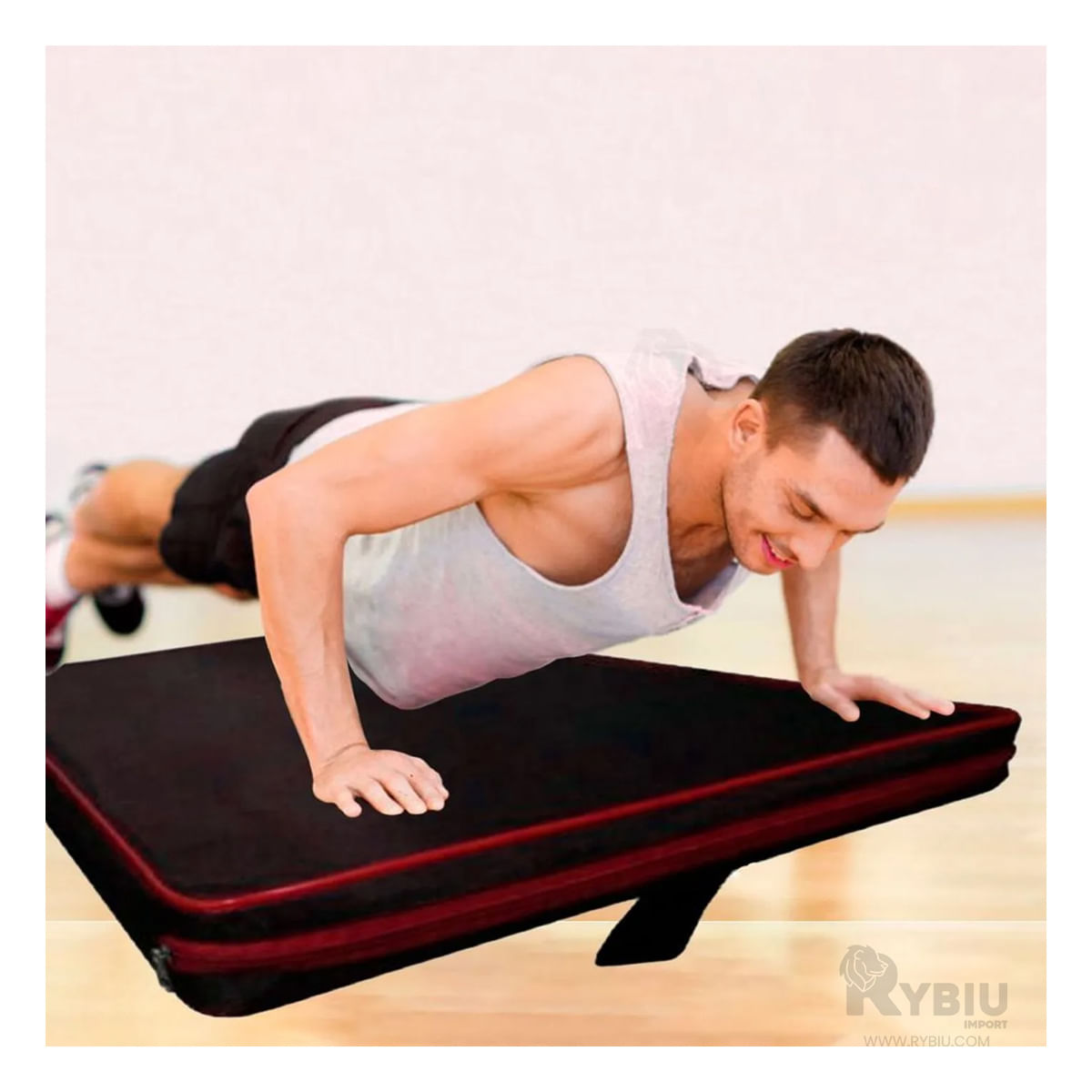 Colchoneta Negra de Talla S 1M de Rojo Y+Papel de Regalo