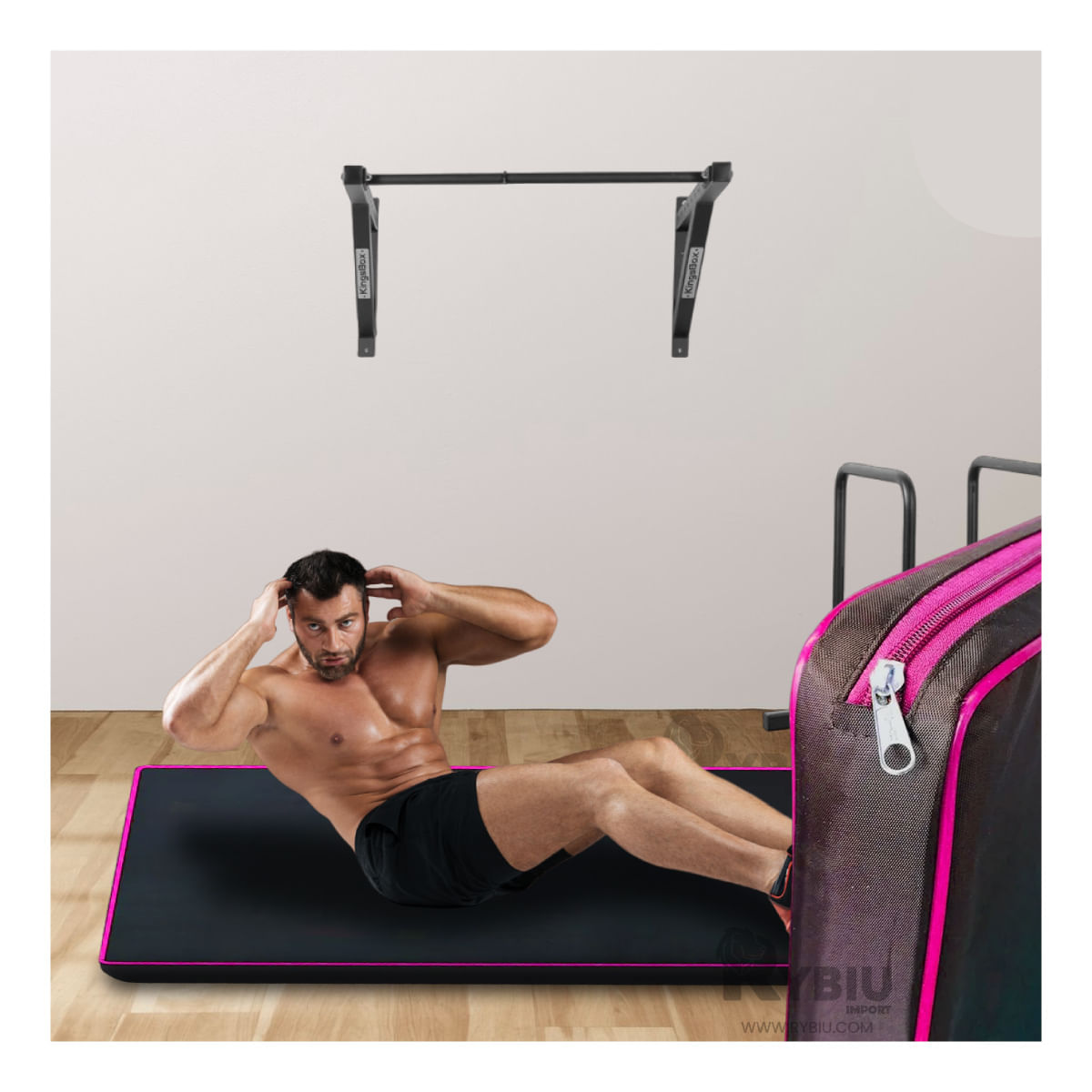 Colchoneta Portatil en Rosado Y+Stickers