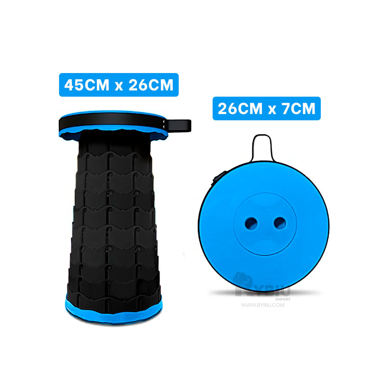 Silla Multifuncional de Viaje en Tono Azul Y+Papel de Regalo