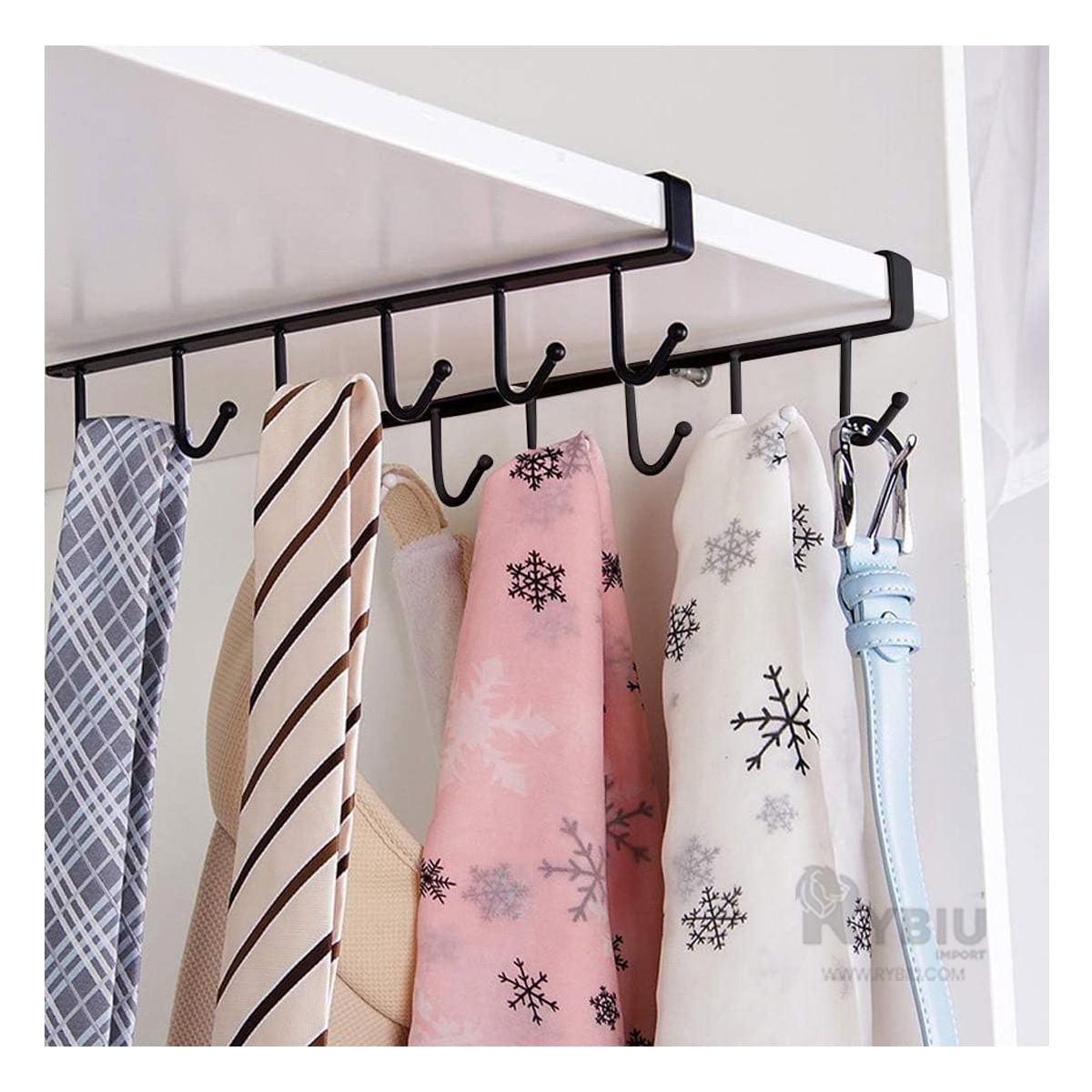 Colgador Optimo Familiar de Color Negro Y+Agendita