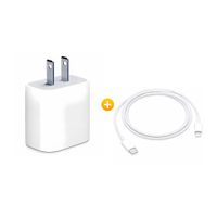 Cargador Cubo de 20w + Cable Tipo C a Lightning Réplica A1