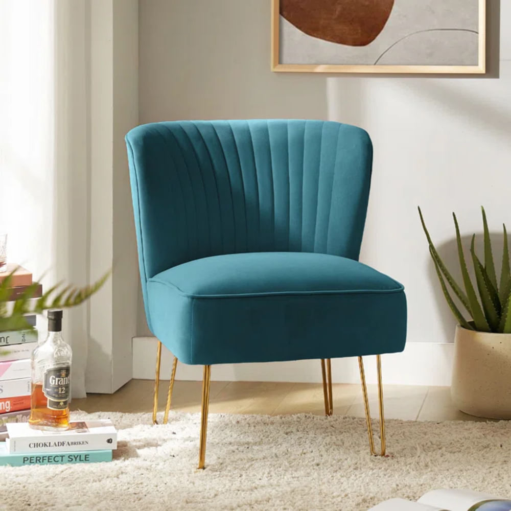 Butaca Minimalista Rita color Turquesa TU MESITA